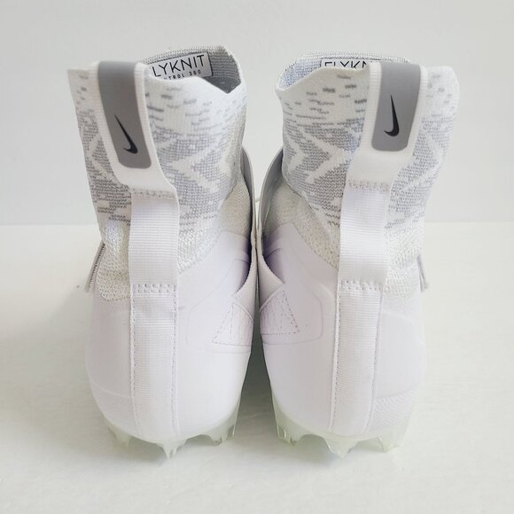 NEW Nike Alpha Menace Elite 2 Football Cleats BV3298-100 Size 12.5 Wide White